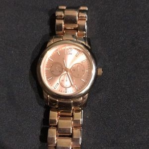 Merona rose gold watch